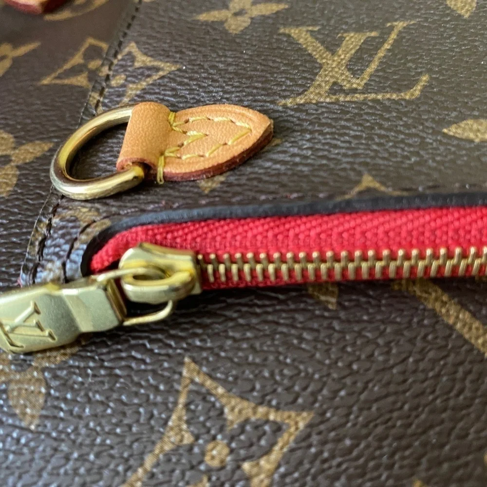 LOUIS VUITTON MONOGRAM NEVERFULL CLUTCH POUCH AUTHENTICATION * EXCELLENT